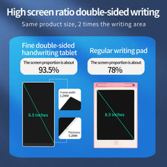 Amoretti Sonnet Mini LCD Writing Tablet double-display usage enables separate work and personal notes.
