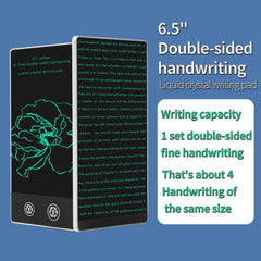 Amoretti Sonnet Mini LCD Writing Tablet handheld use shows portability for on-the-go notes.