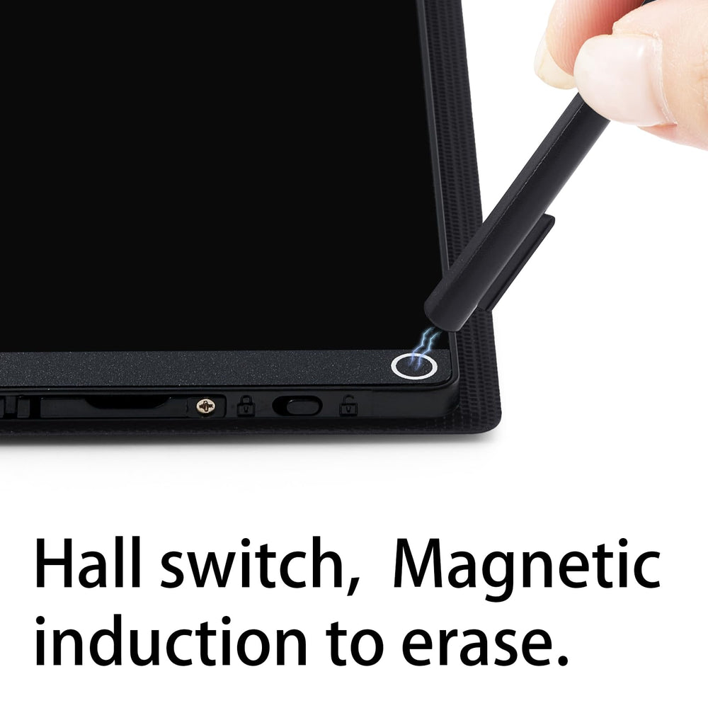 Amoretti Sonnet tablet lock switch prevents accidental erasing