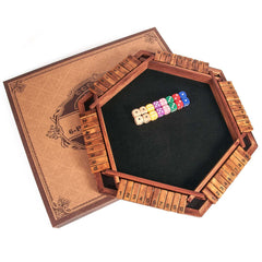 AMEROUS Shut The Box soft felt pad close-up reduces noise for focused play