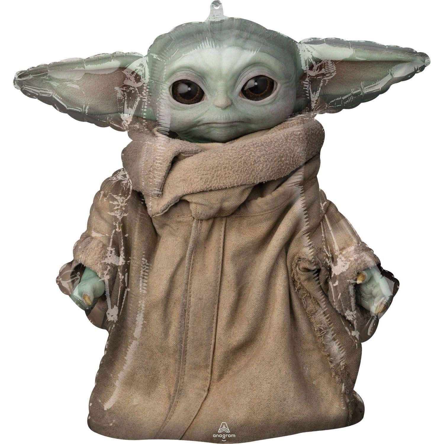 Amscan Anagram 42226 The Child foil balloon, 26-inch, ideal centerpiece for a Star Wars party.