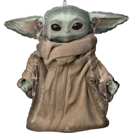 Amscan Anagram 42226 The Child foil balloon, 26-inch, ideal centerpiece for a Star Wars party.