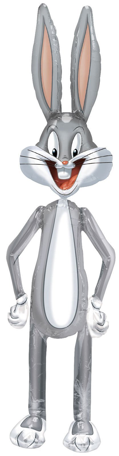 Amscan Bugs Bunny Airwalker Balloon 82-inch foil figure, ideal party decor and playful photo moments.