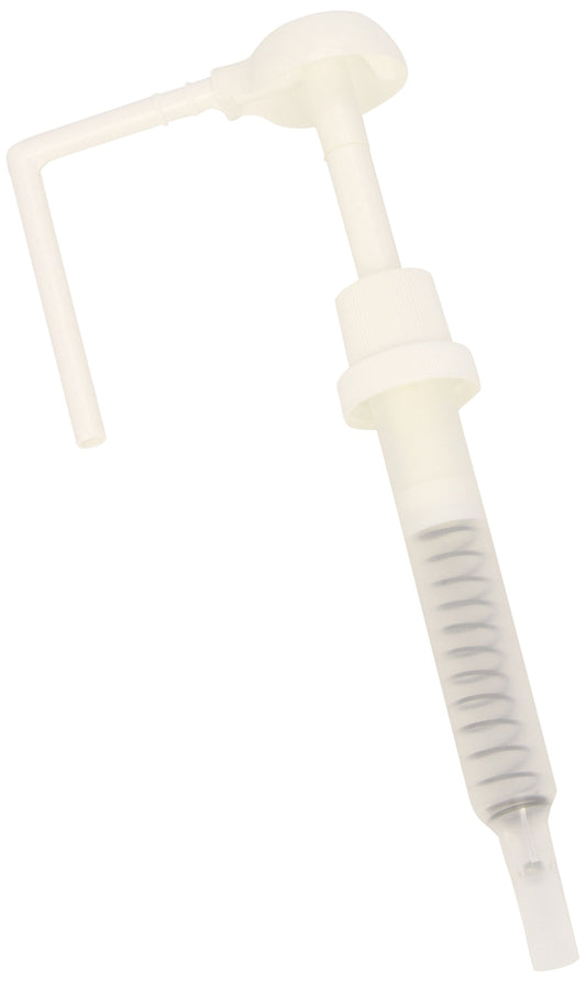 Amscan Hi Float Pump in use on a 24oz bottle for easy serving.