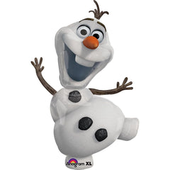 Amscan Mayflower Olaf balloon, 23 inch Frozen party decor for photos and moments