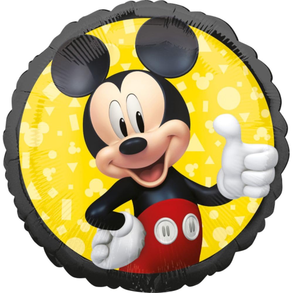 amscan mickey mouse forever mylar balloon for festive parties and photo moments