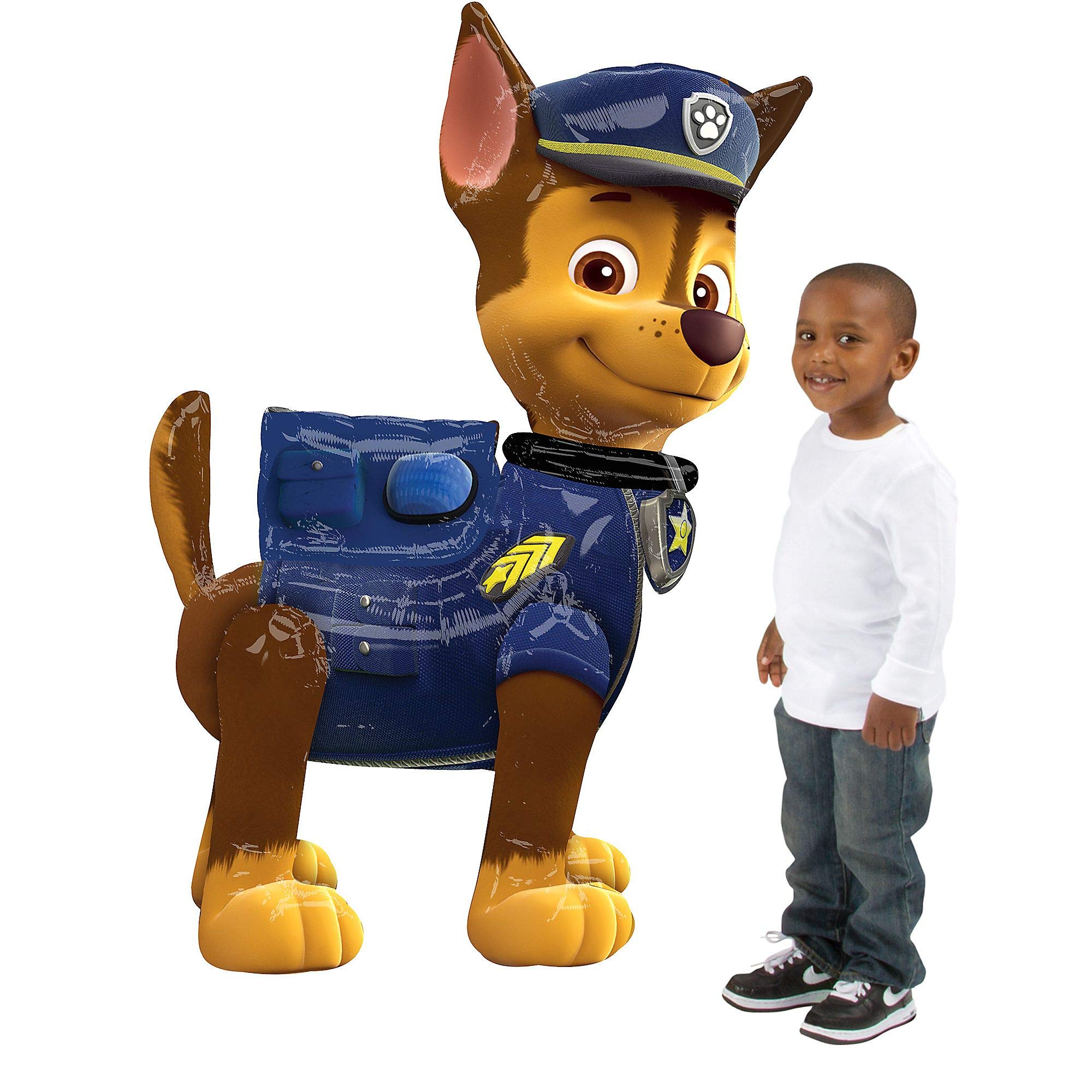 Amscan Paw Patrol Chase Airwalker balloon with weighted feet for stable party decor