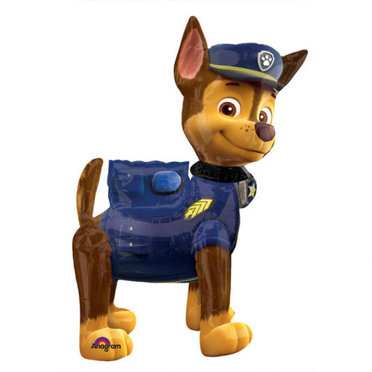 Amscan Paw Patrol Chase Airwalker balloon, packaged for display