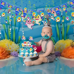 Amscan sea creatures spiral decor enhances kid-friendly party vibes