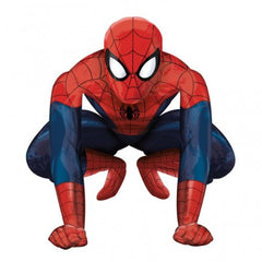Amscan Spider-Man balloon deflated and stored after a party