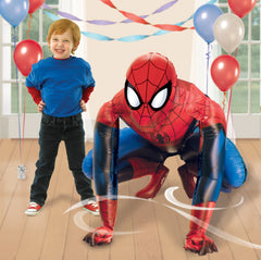 Amscan Spider-Man 36-inch airwalker balloon with weighted base for stability