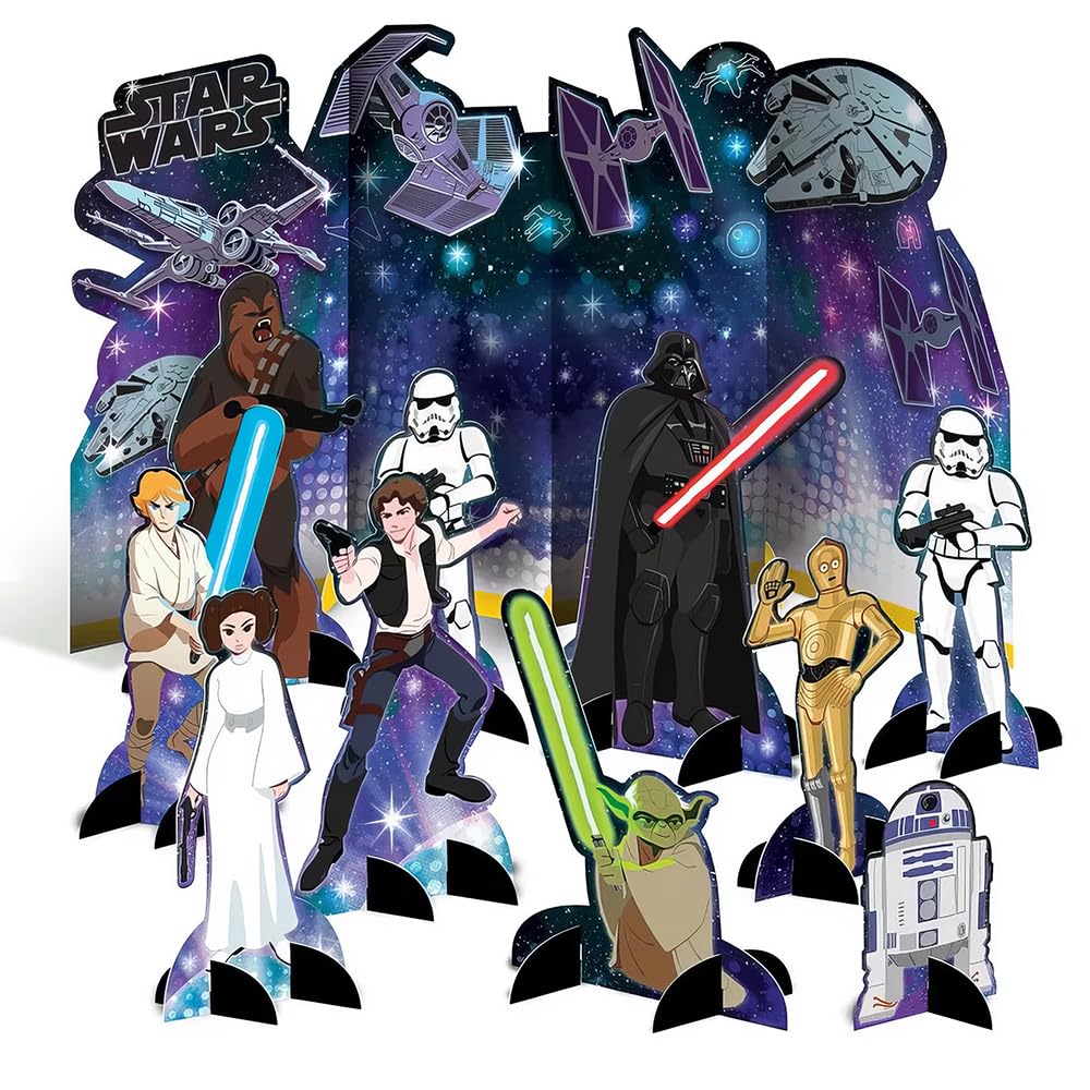 Amscan Star Wars Galaxy of Adventures centerpiece for striking party decor.