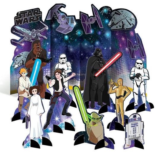 Amscan Star Wars Galaxy of Adventures centerpiece for striking party decor.