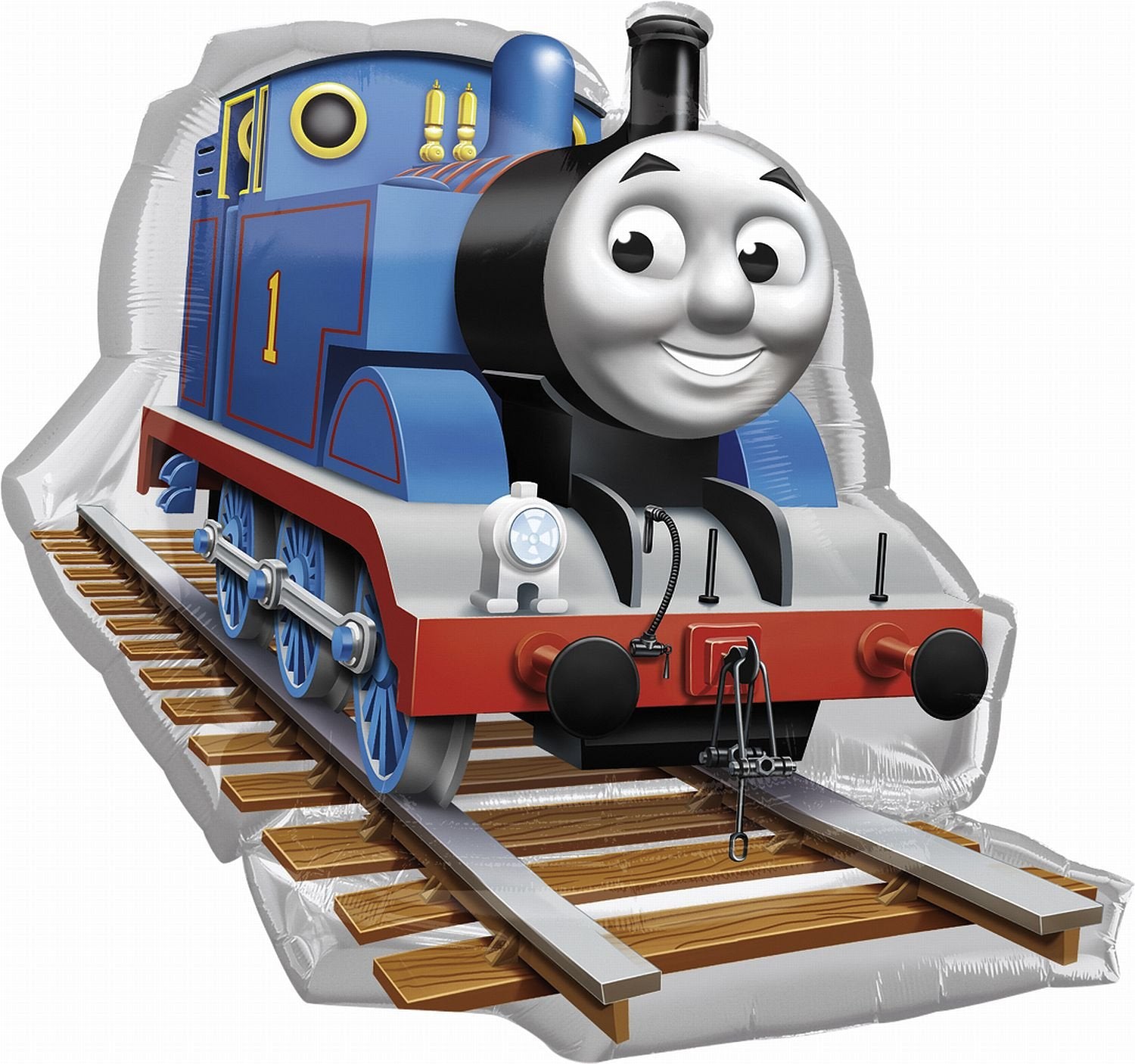 Amscan Thomas the Tank 29in foil balloon pack for birthday celebrations
