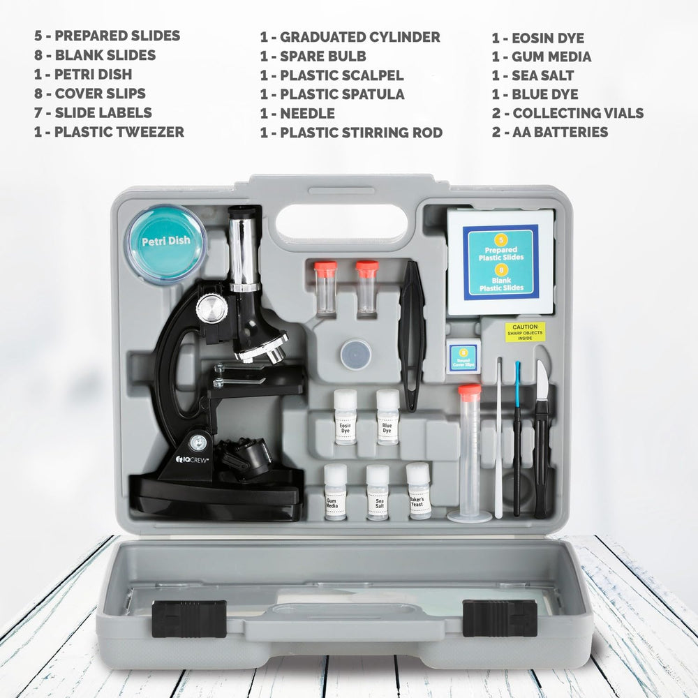 AmScope M30 hard case protects the microscope during travel