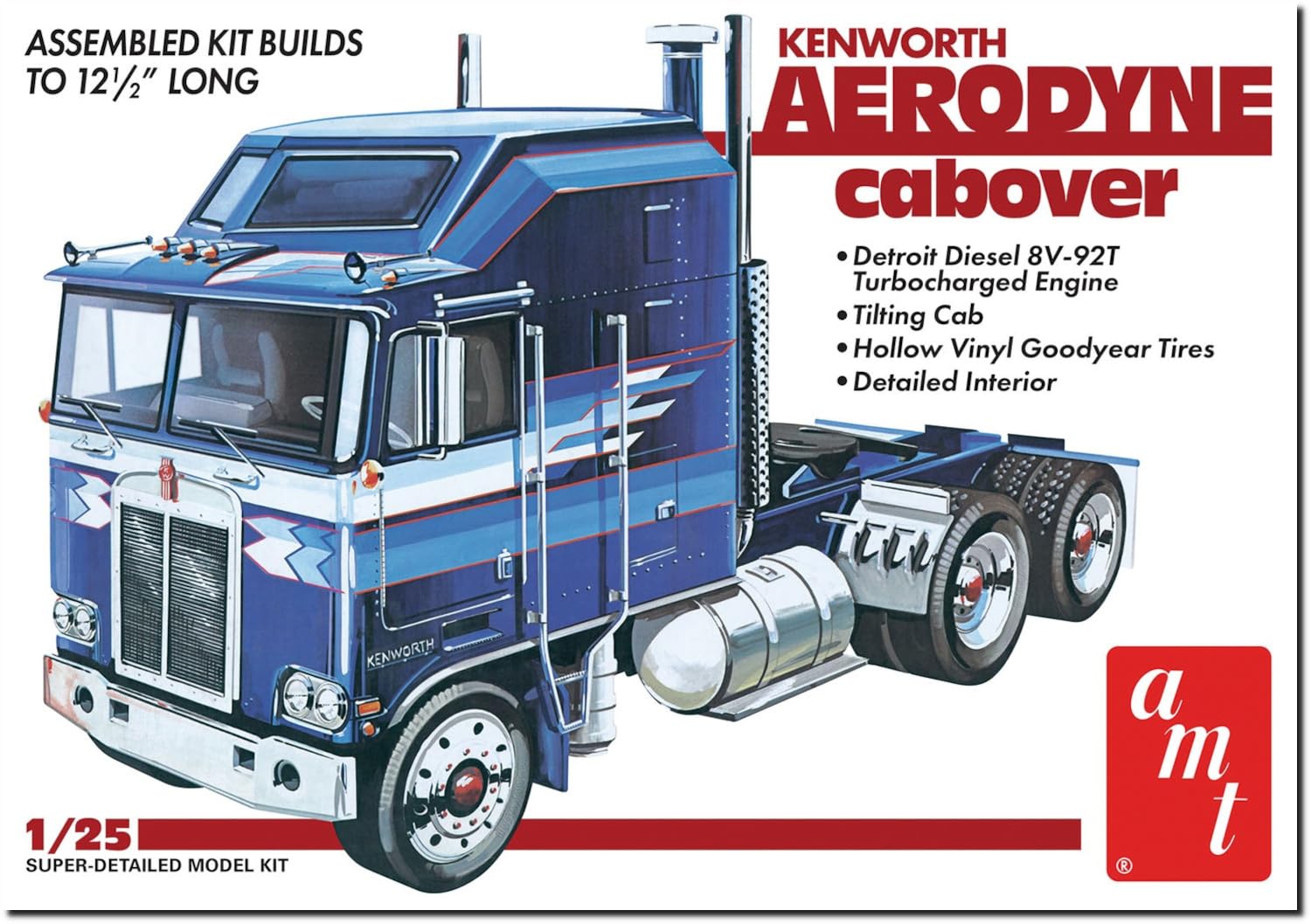 AMT Kenworth Aerodyne Cabover image highlighting aerodynamic design for efficient long-haul performance
