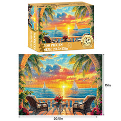 Amusding 500-piece puzzle assembly emphasizes satisfying piece alignment