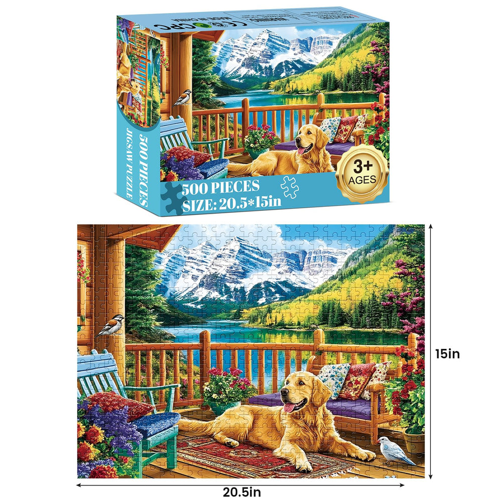 Amusding packaging with mesh bag and color poster for easy storage