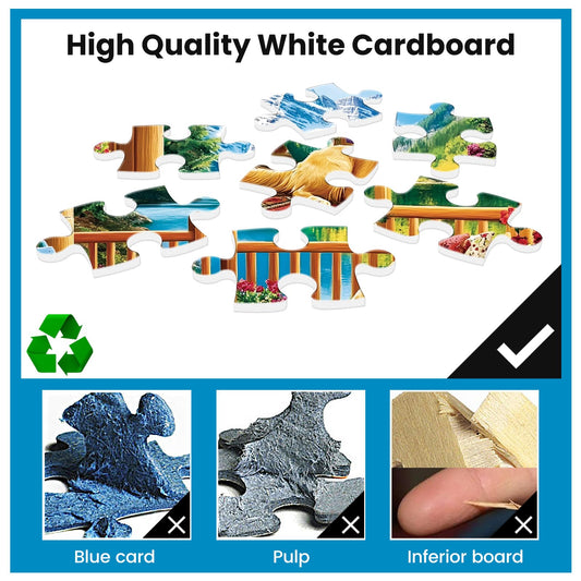 Amusding six-section letter design A-F supports easy starts for beginners