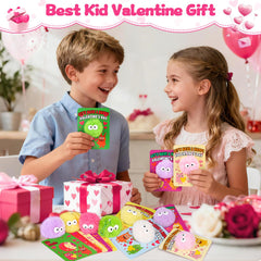 Amy and Benton backpack pendant keychains, attachable valentines decor for kids