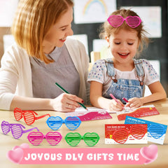 Amy & Benton two-hole attachment keeps sunglasses securely attached to cards