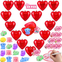 Amy and Benton 28-pack squishy toys for classroom sharing and gifting