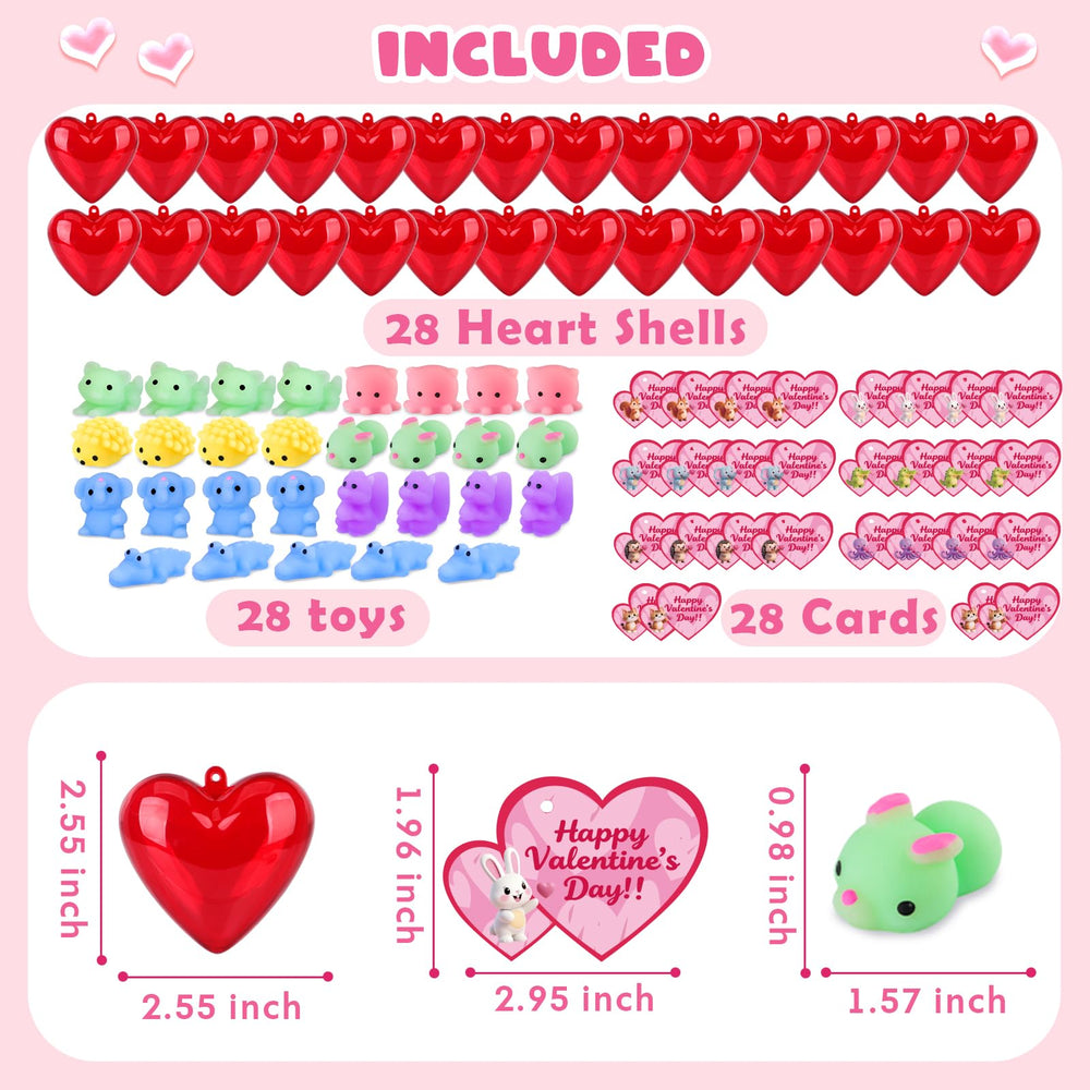 Amy and Benton heart boxes for presenting valentines with care