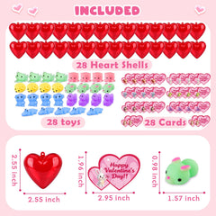 Amy and Benton heart boxes for presenting valentines with care