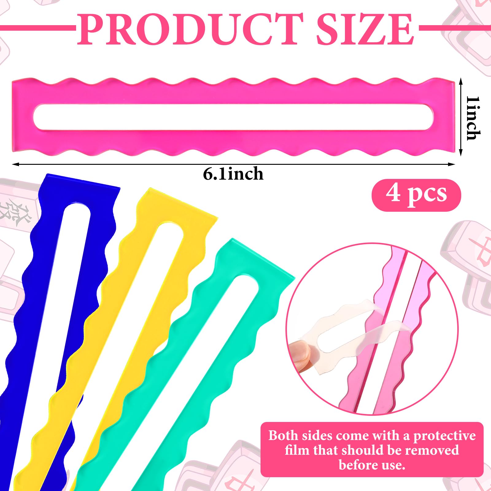 Amyhill acrylic bright colorful design enhances visibility during gameplay.
