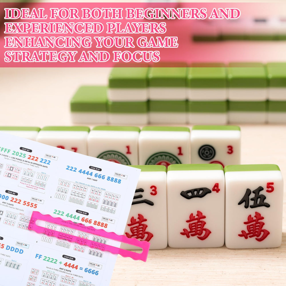 Amyhill acrylic mahjong accessory with protective film to prevent scratches.