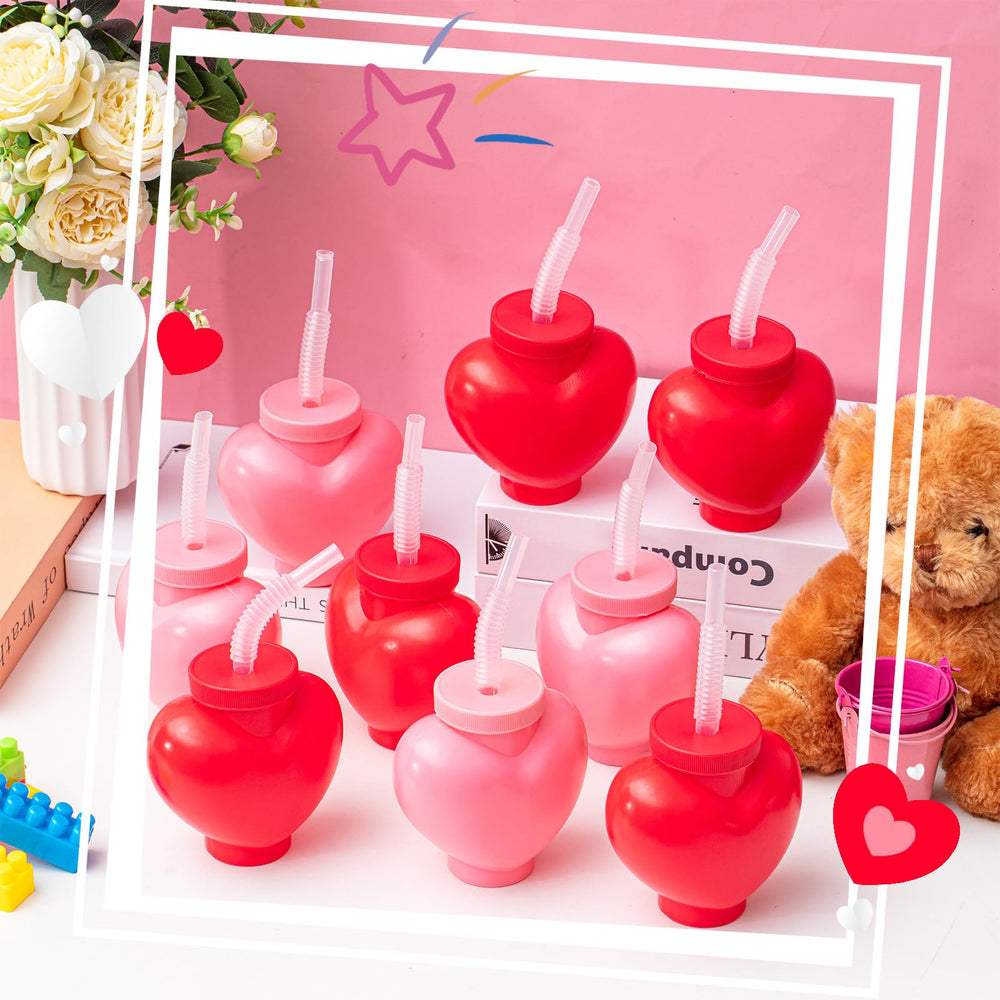 Amyhill heart cups assembled for use at parties and events