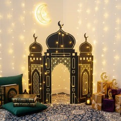Amyhill lunar arch design elevates corner decor with cultural motifs