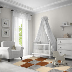 Amylove interlocking tiles allow flexible layouts with simple assembly.
