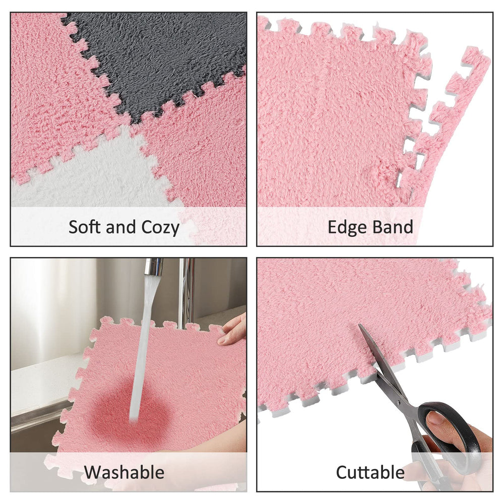 Amylove playroom decor setup creates a warm, safe play area.