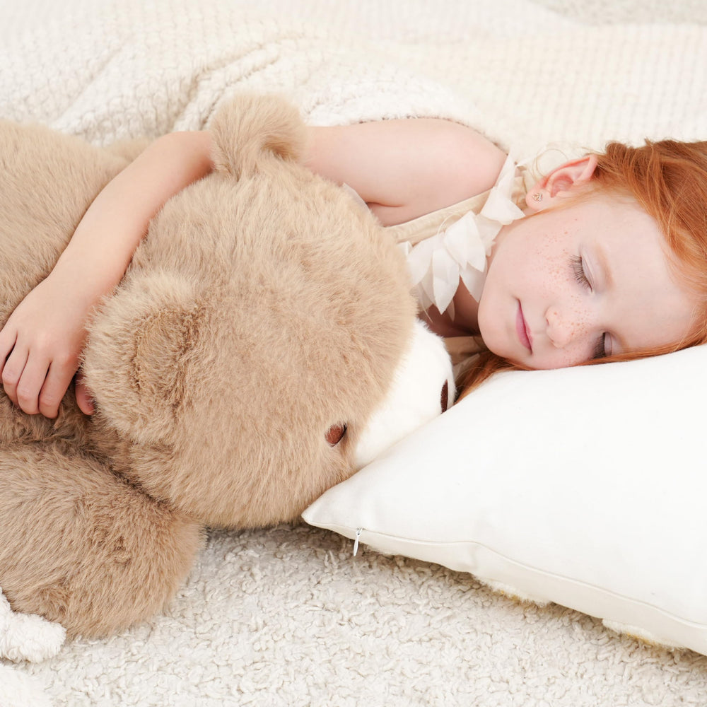 AmyToo weighted plush offers a comforting sensory experience during quiet time.