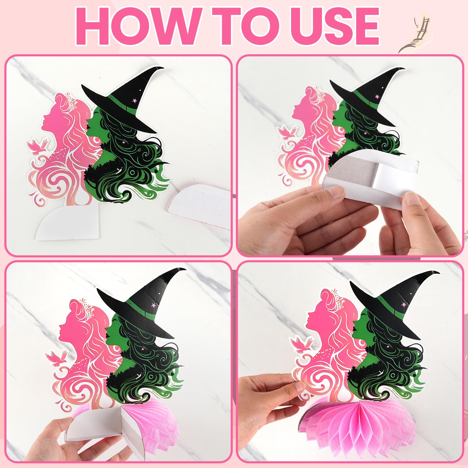 AMZFAVOR insert pieces simplify setup and help centerpieces stand steady