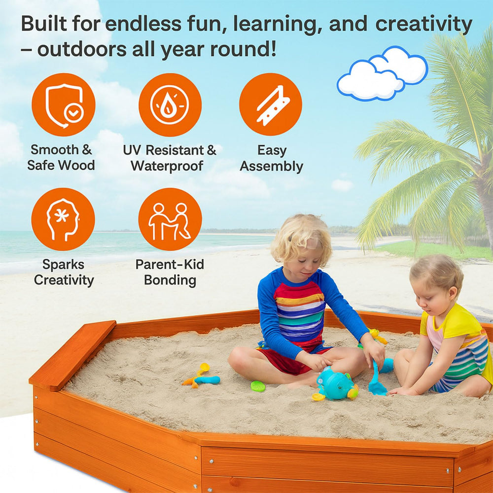 AMZOSS quick-assembly process demonstrated for the octagon sandbox.