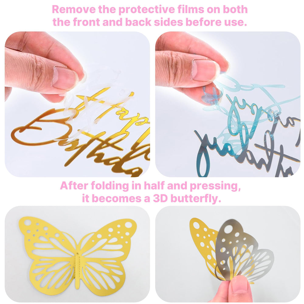 AMZVALU reusable cake toppers save time on party prep.