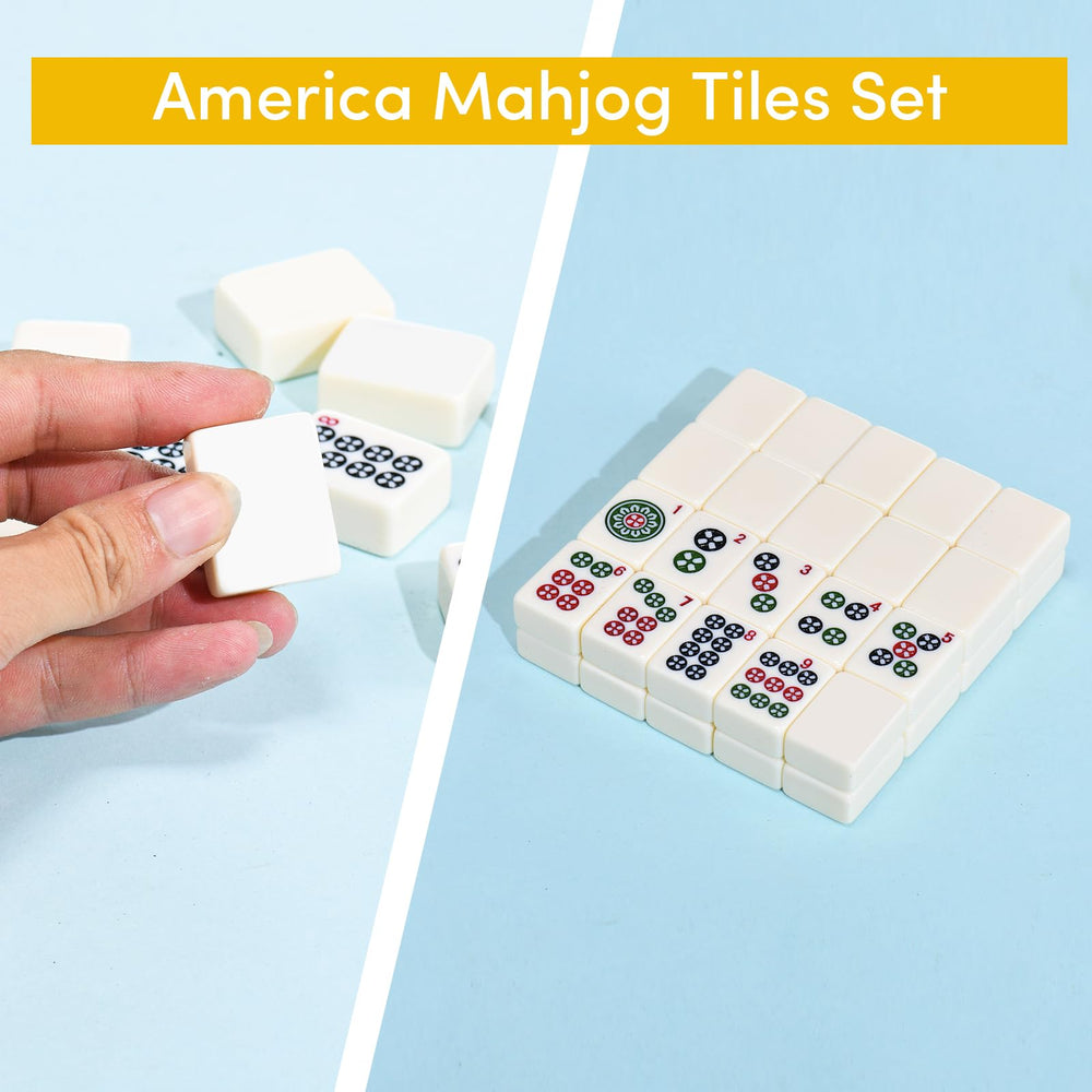 ANABIUP complete mahjong game set ready for immediate play.