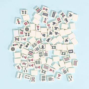 ANABIUP ivory-white tiles bring an elegant, versatile look to any table.