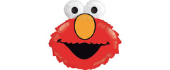Anagram Elmo 20inch foil balloon adds festive energy to party decor and photos.
