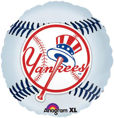 Anagram HX New York Yankees package balloon in multicolor for sports party decor and celebrations.
