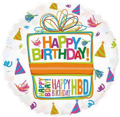 Anagram Mayflower Happy Birthday 18-inch foil balloon sparks celebration vibes.