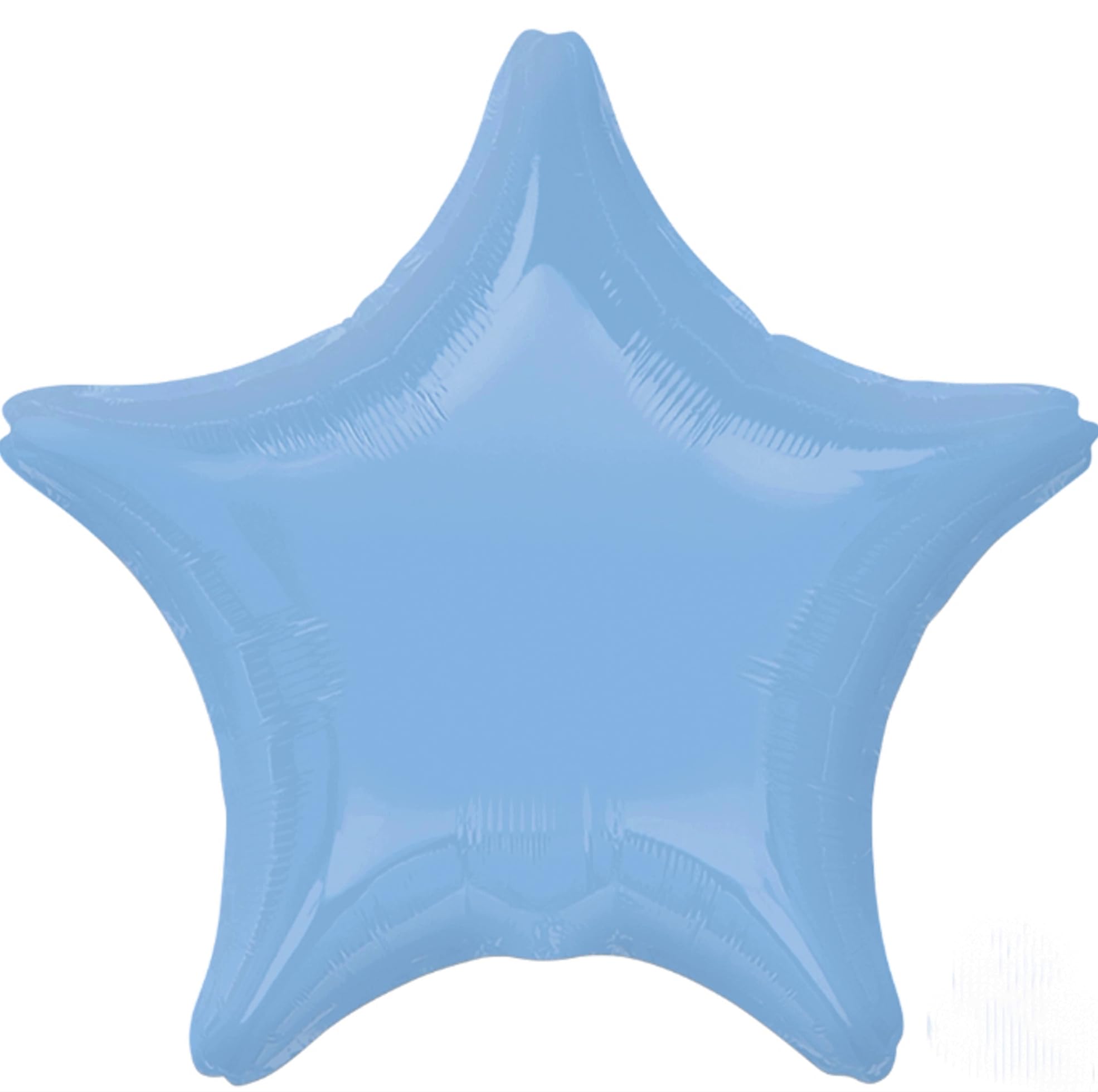 Anagram orange 19-inch star balloon brightens party visuals.