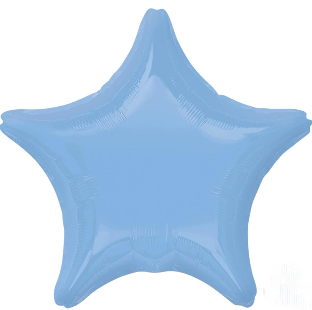 Anagram orange 19-inch star balloon brightens party visuals.