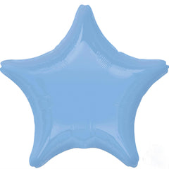 Anagram orange 19-inch star balloon brightens party visuals.