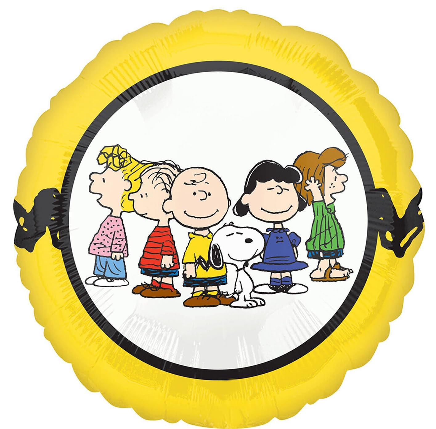 Anagram Peanuts 17-inch round foil balloon, second style for cohesive decor.