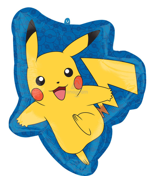 Anagram Pokémon red star 18-inch balloon adds bold color to decor.