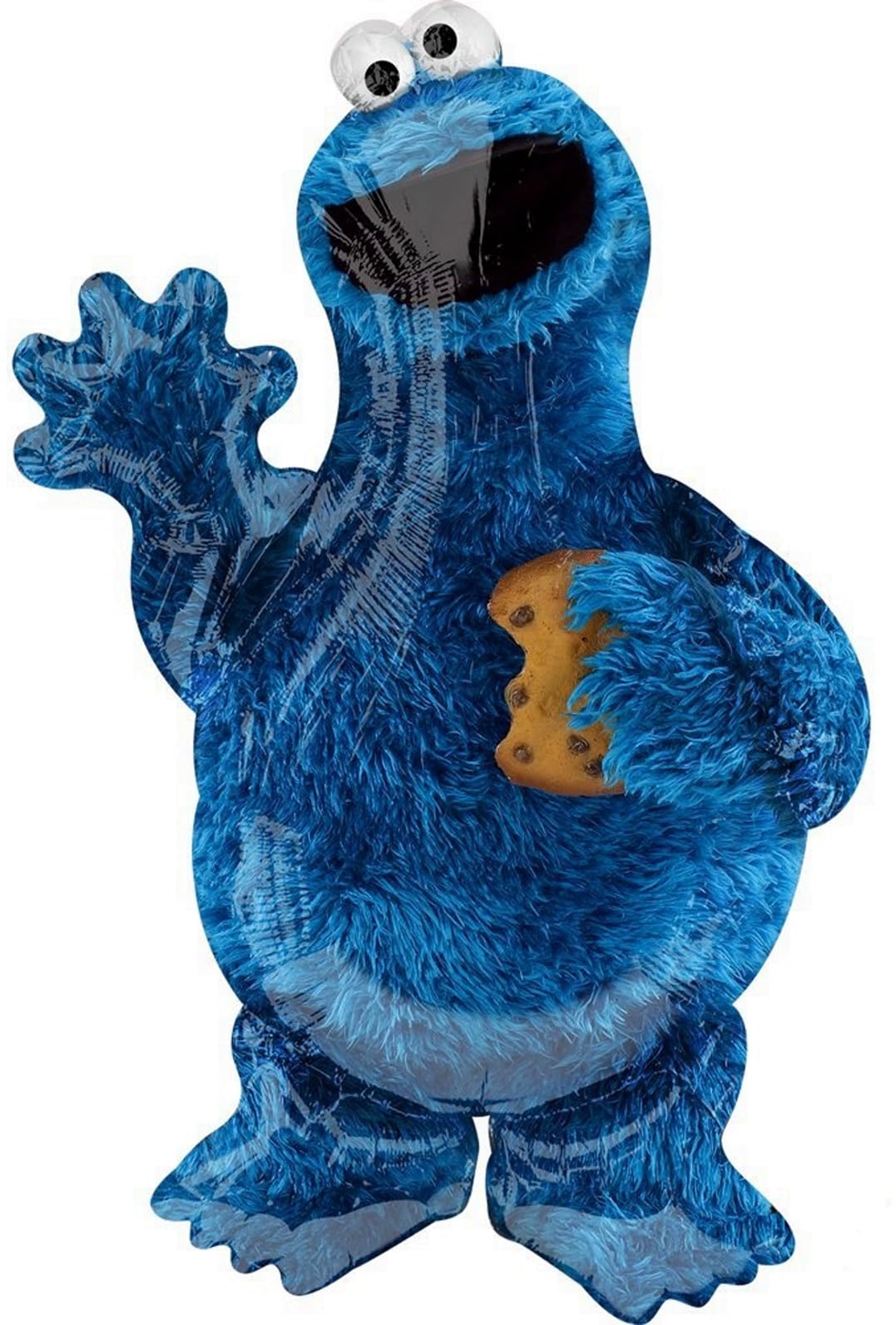 Anagram Sesame Street 17-inch square foil balloon for festive table or arch.