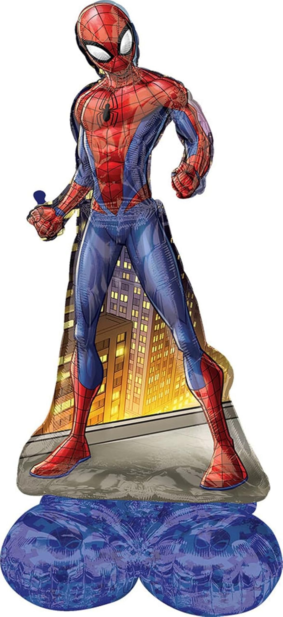 Anagram Spiderman Airloonz 54-inch balloon ready for bold centerpiece display.
